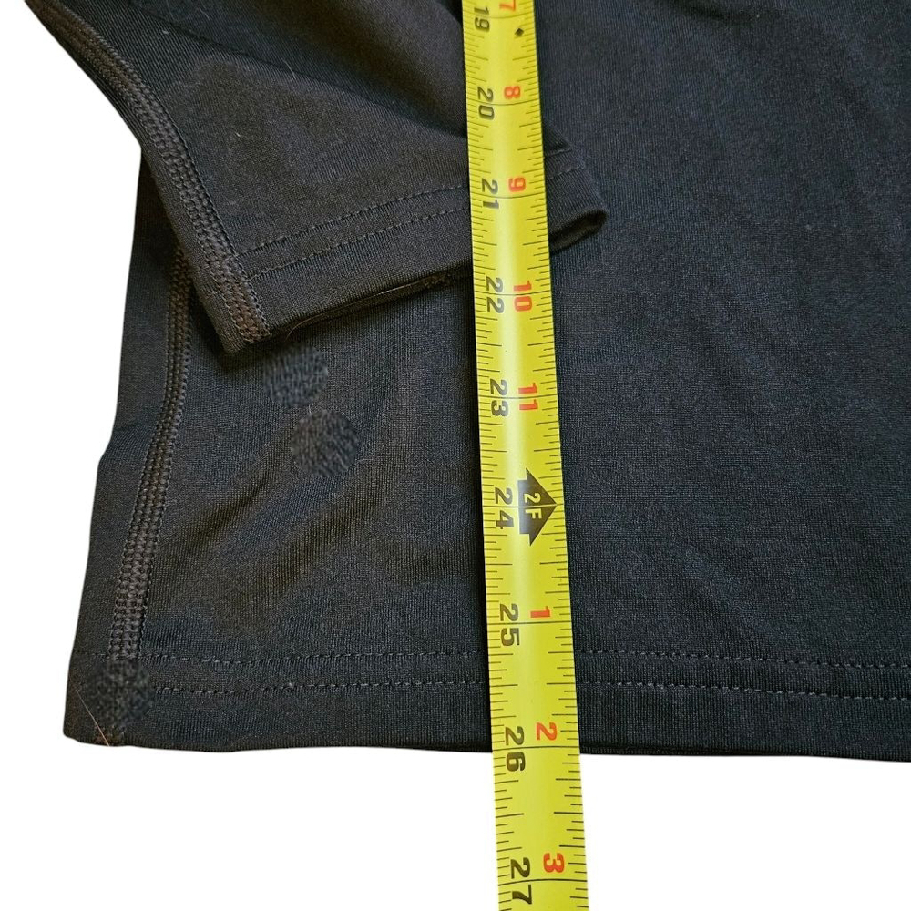 Nike Dri-FIT Small Black 1/4 Zip Fitted Long Sleeve Athletic Sweatshirt - Picture 5 of 10